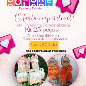 kit de 25 peças - Personalizados